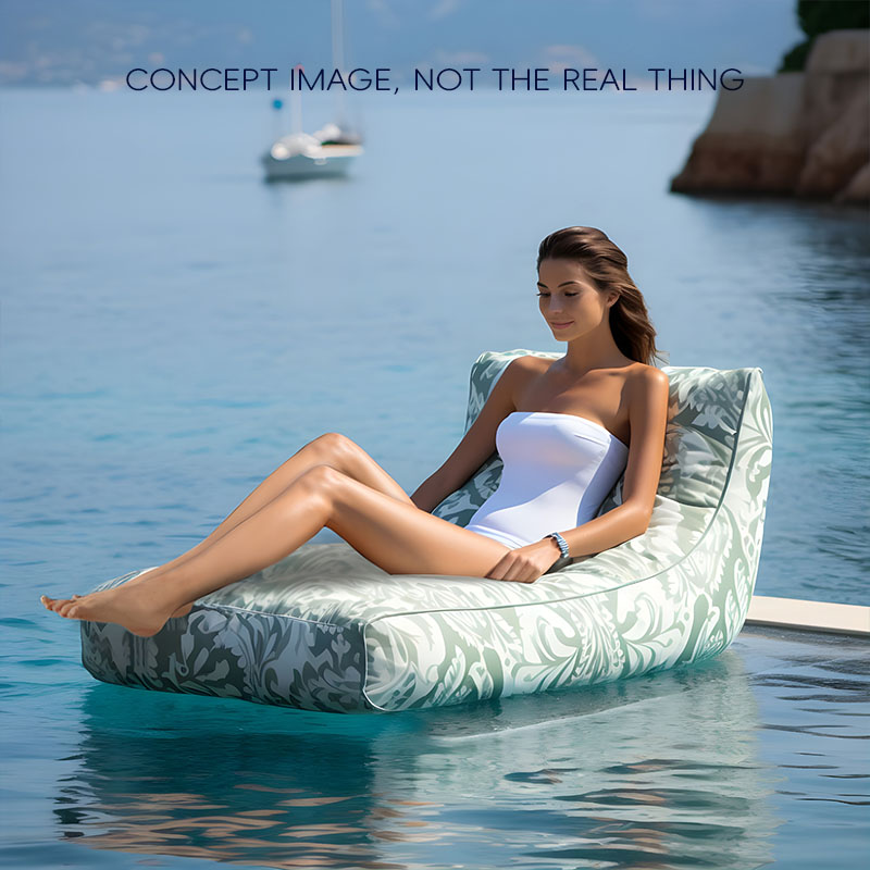 Customizable Inflatable Ledge Lounger